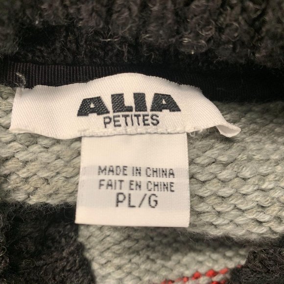 ALIA Petites Women’s PL Button Up Cardigan Sweater - Picture 4 of 4